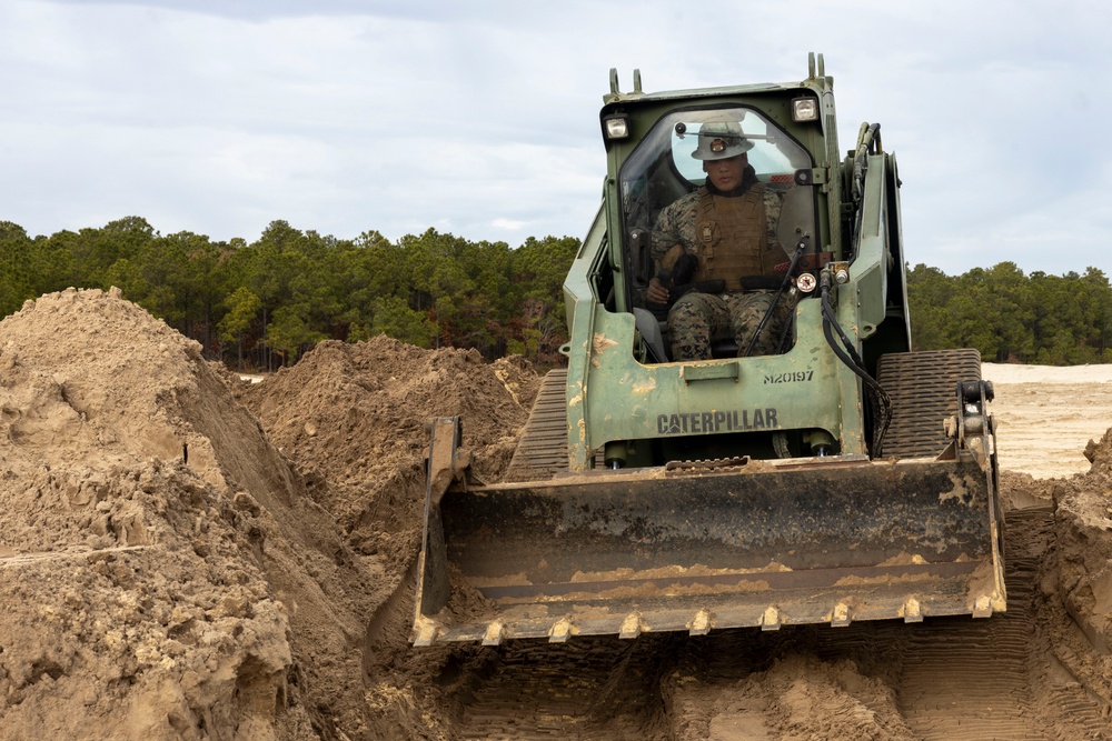 Combat Logistics Battalion 22 Field Fortification Exercise