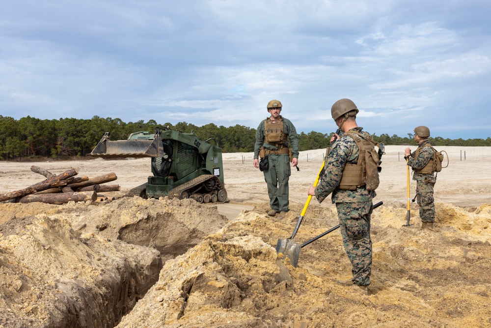 Combat Logistics Battalion 22 Field Fortification Exercise