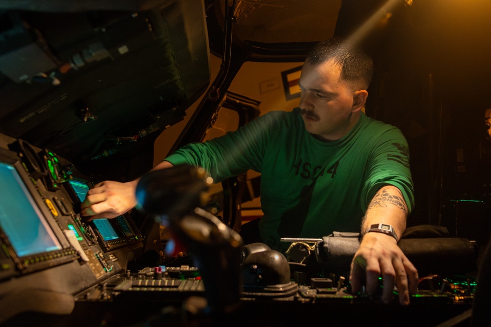 Abraham Lincoln conducts routine operations