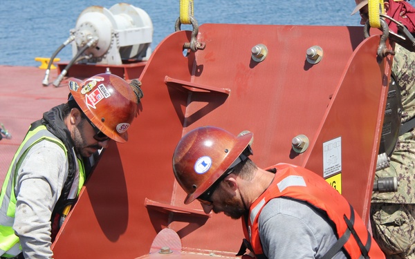 NAVFAC EXWC Tests, Evaluates Modular Barge System for Warfighter Needs