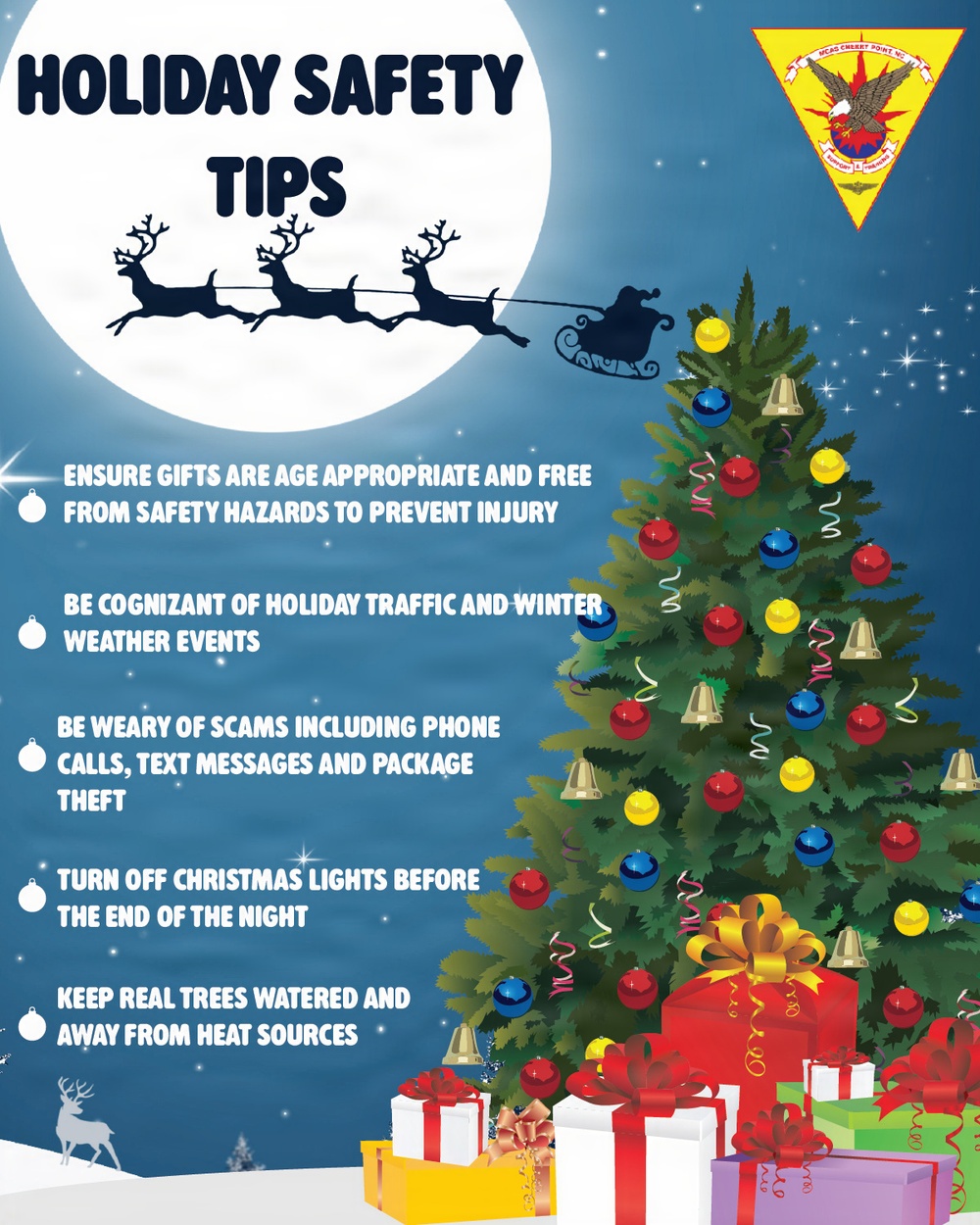 MCAS Cherry Point Safety Graphic