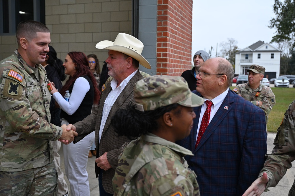 La. Guard’s A Battery, 1-141st Field Artillery, holds departure ceremony ahead of deployment