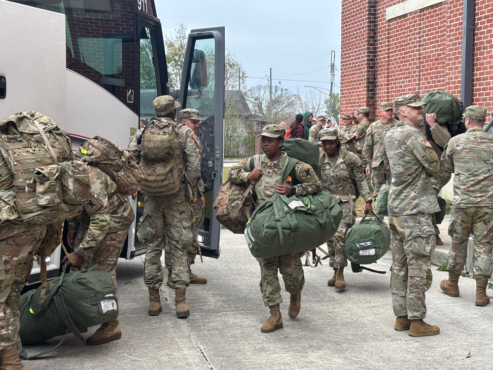 La. Guard’s A Battery, 1-141st Field Artillery, holds departure ceremony ahead of deployment
