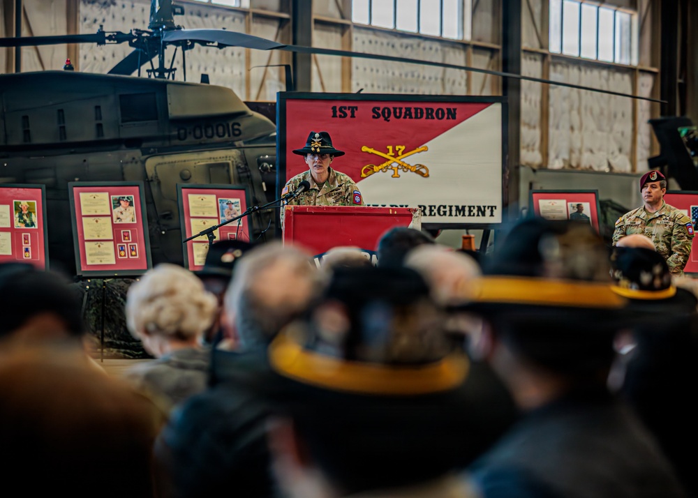 1-17 Air Cavalry Squadron (ACS) Inactivation Ceremony
