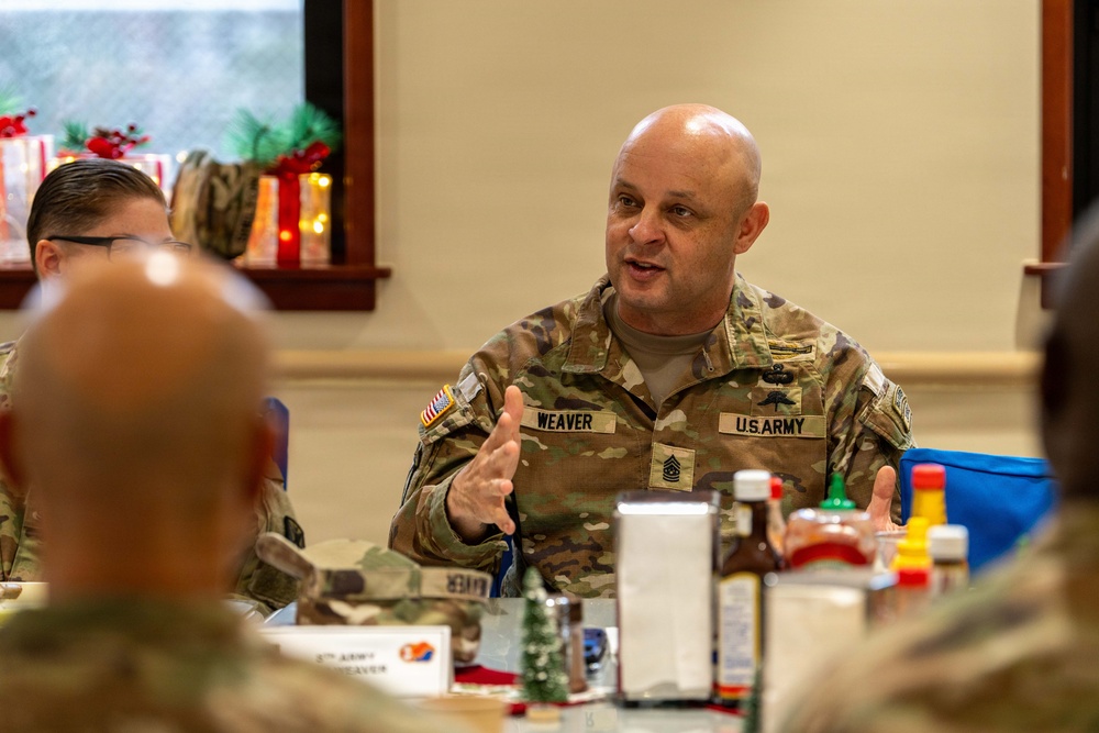 It was an honor to host Eighth Army Command Sgt. Maj. Jeffery D. Weaver at Camp Carroll!