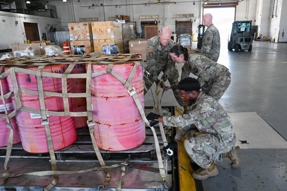 515 AMOW Command Team Visits 734 AMS at Andersen AFB