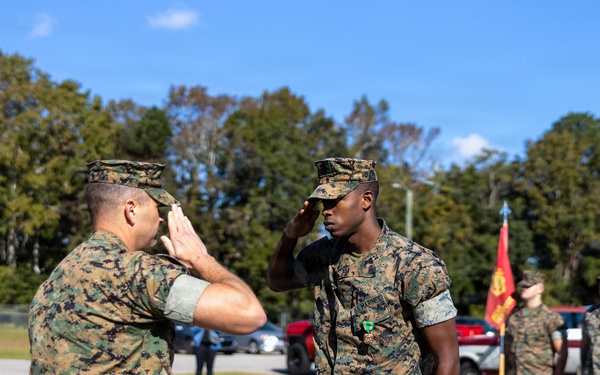 Corporals School NAM ceremony
