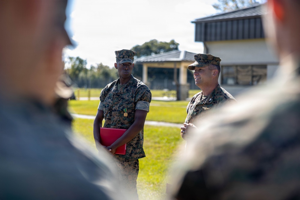 Corporals School NAM ceremony