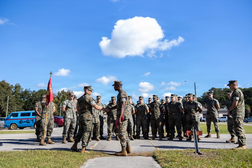 Corporals School NAM ceremony