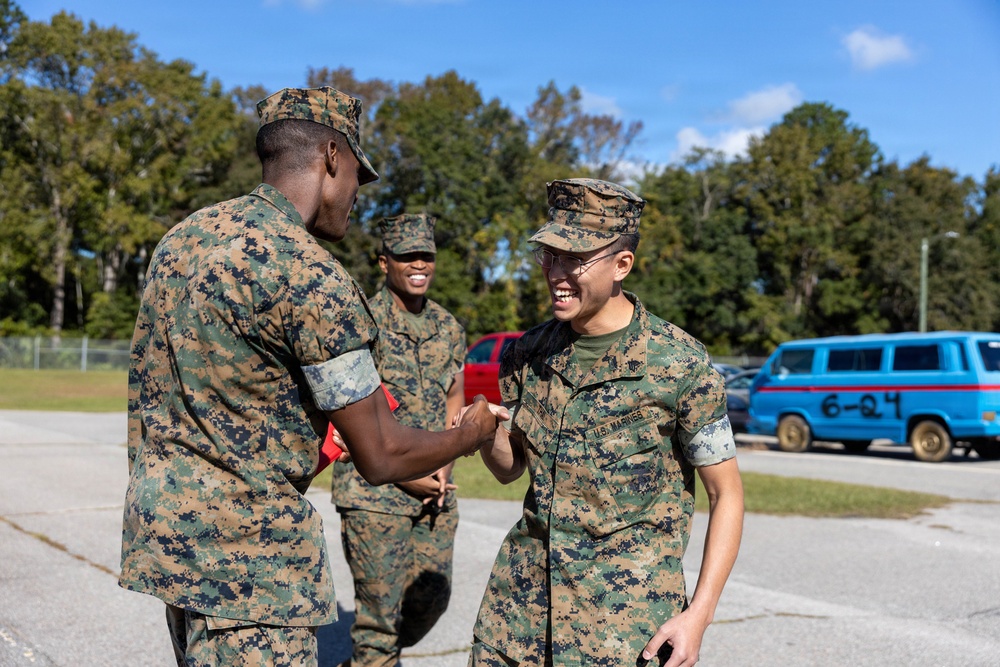 Corporals School NAM ceremony