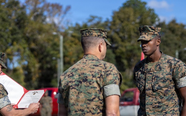 Corporals School NAM ceremony