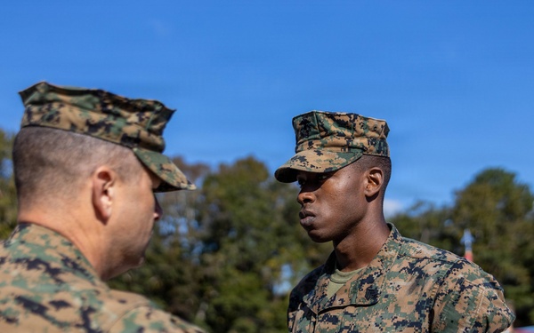 Corporals School NAM ceremony