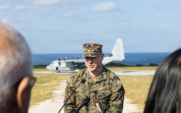 Ie Shima Training Facility runway receives certification in ceremony