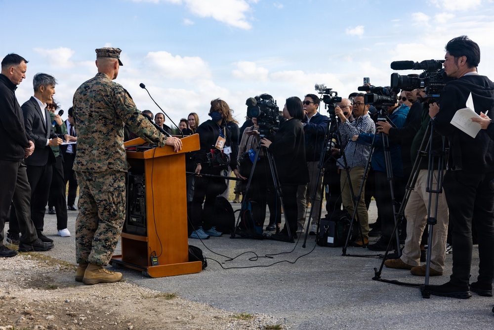 Ie Shima Training Facility runway receives certification in ceremony