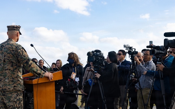 Ie Shima Training Facility runway receives certification in ceremony
