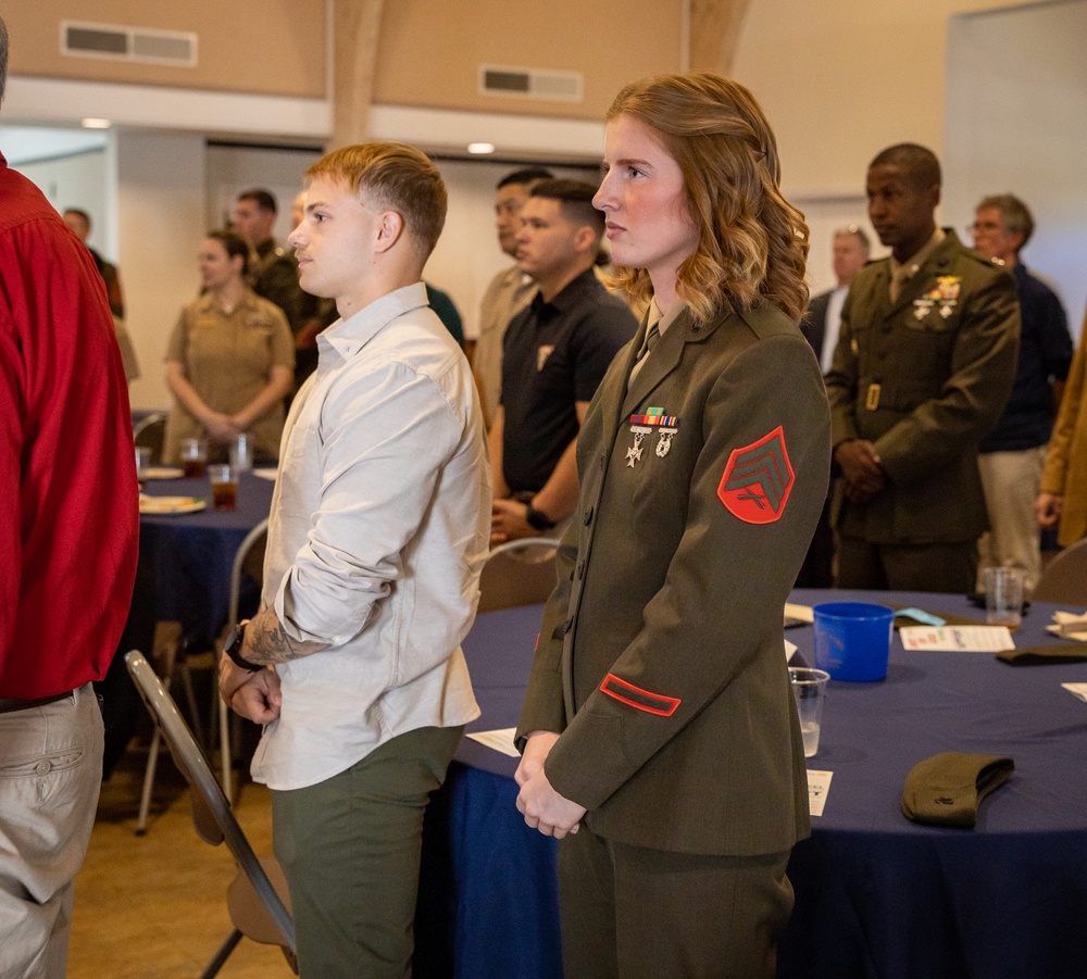 Beaufort Rotary Club presents Service Member of the Year awards