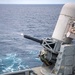 Phalanx Close-In Weapon System (CIWS) live fire exercise