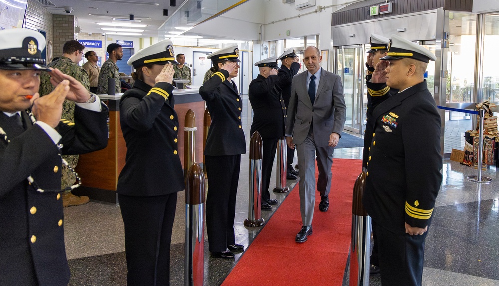 Acting Assistant Secretary of War for Health Affairs Dr. Stephen Ferrara Visits USNH Yokosuka