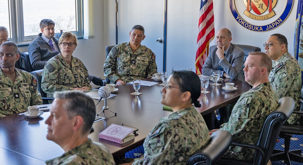 Acting Assistant Secretary of War for Health Affairs Dr. Stephen Ferrara Visits USNH Yokosuka