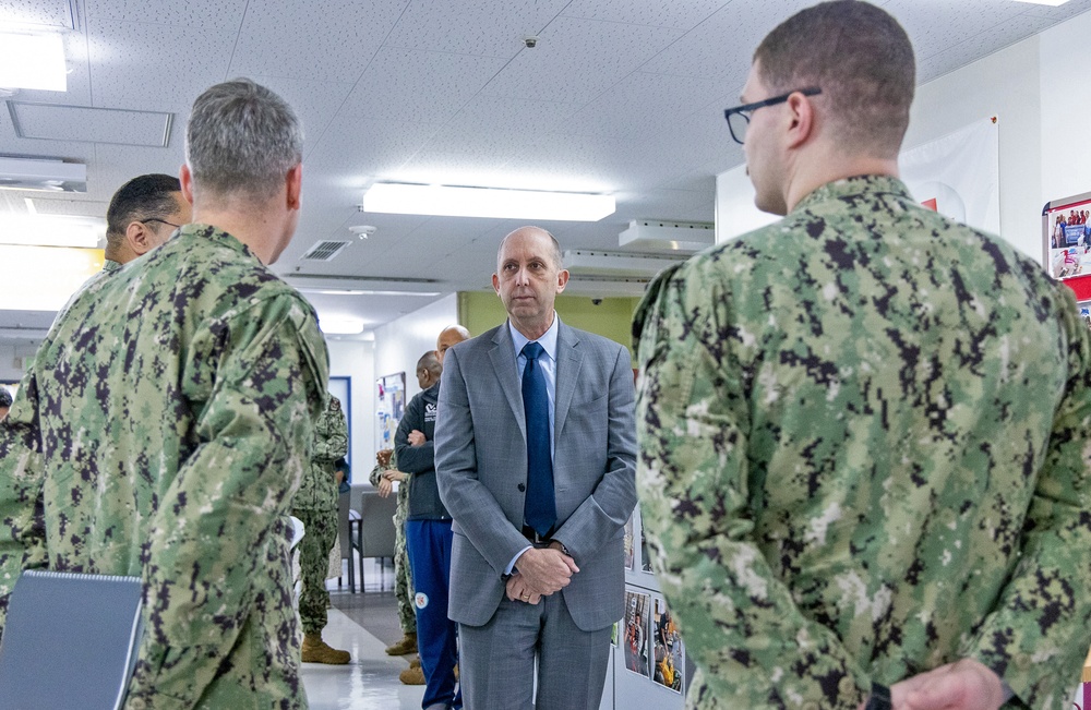 Acting Assistant Secretary of War for Health Affairs Dr. Stephen Ferrara Visits USNH Yokosuka