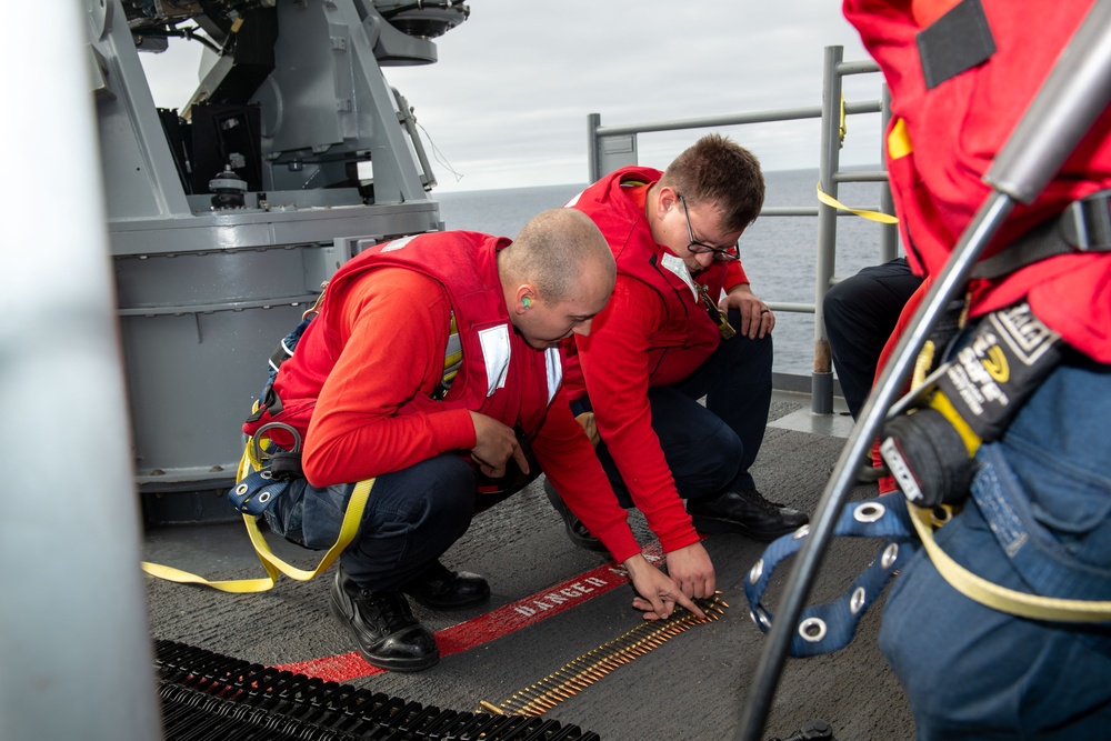 Mk 38 live fire exercise