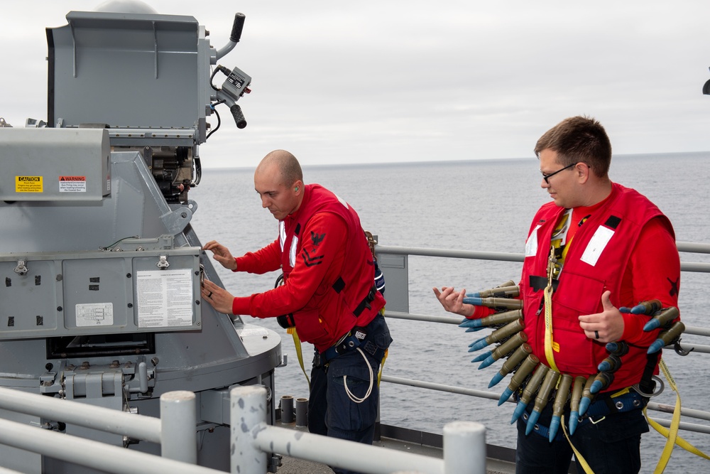Mk 38 live fire exercise