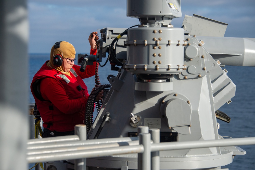 Mk 38 live fire exercise