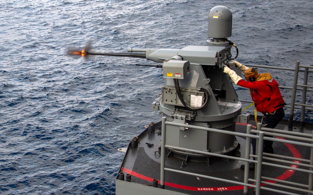 Mk 38 live fire exercise