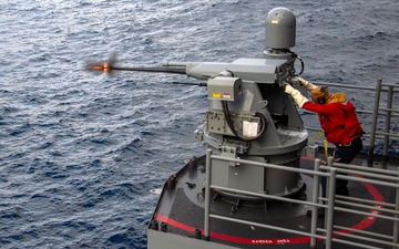 Mk 38 live fire exercise