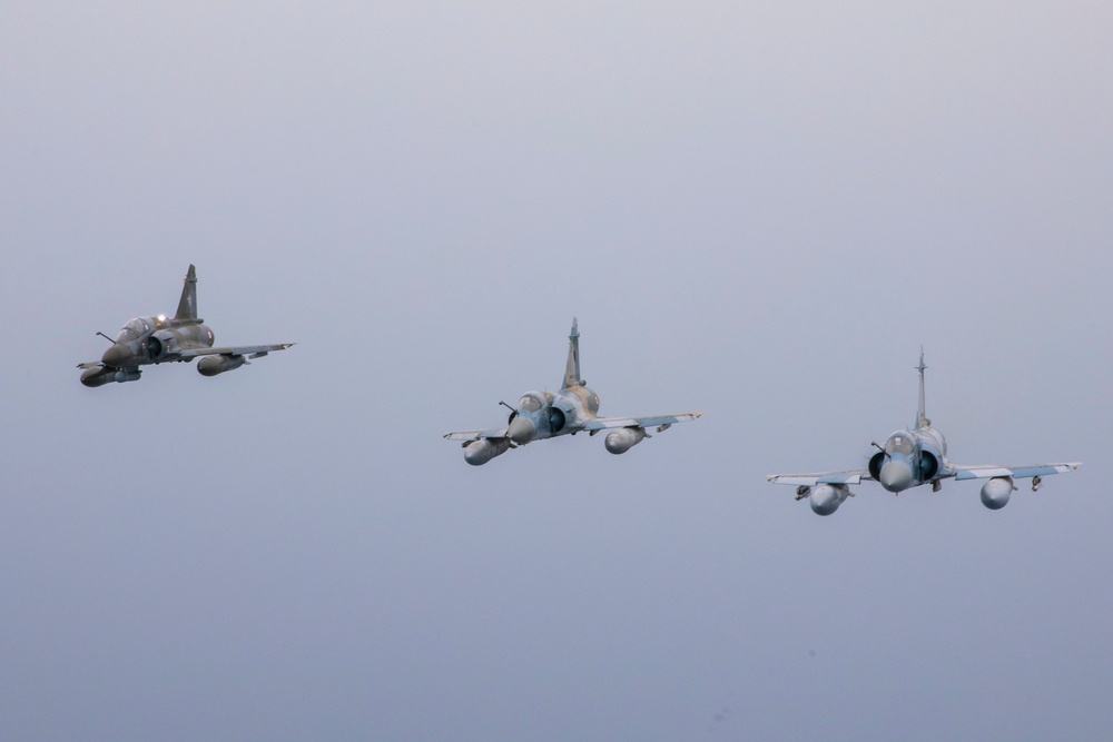 Bronco VMM-161 Detachment flies with the French Air Force