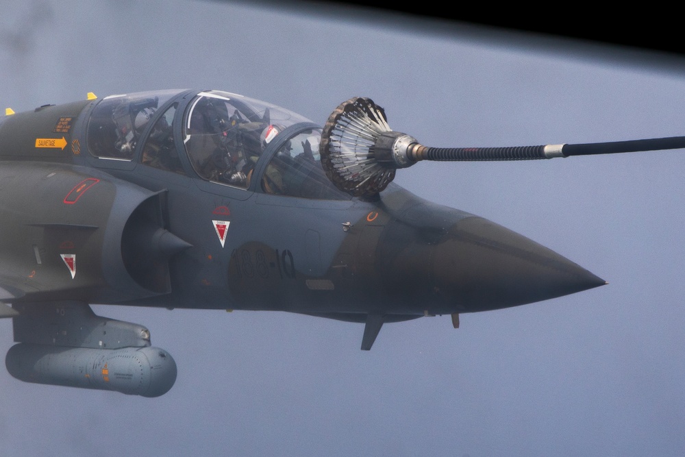 Bronco VMM-161 Detachment flies with the French Air Force