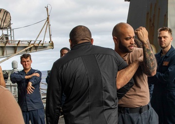 Abraham Lincoln conducts routine operations