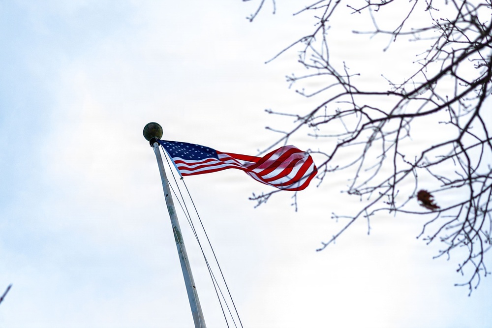PNSY Retire Flag Kevin Roberge