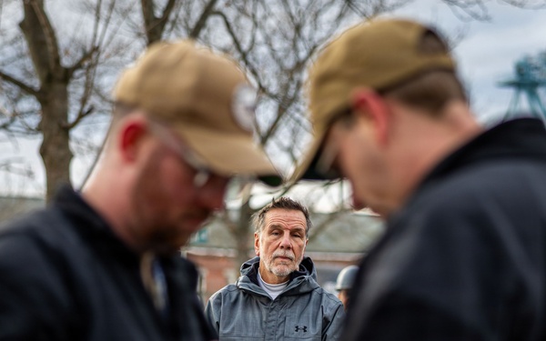 PNSY Retire Flag Kevin Roberge