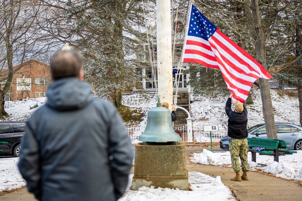 PNSY Retire Flag Kevin Roberge