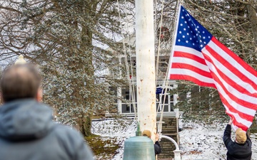 PNSY Retire Flag Kevin Roberge