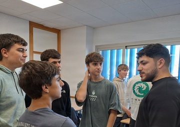 Sailors participate in language exchange event with local high school students