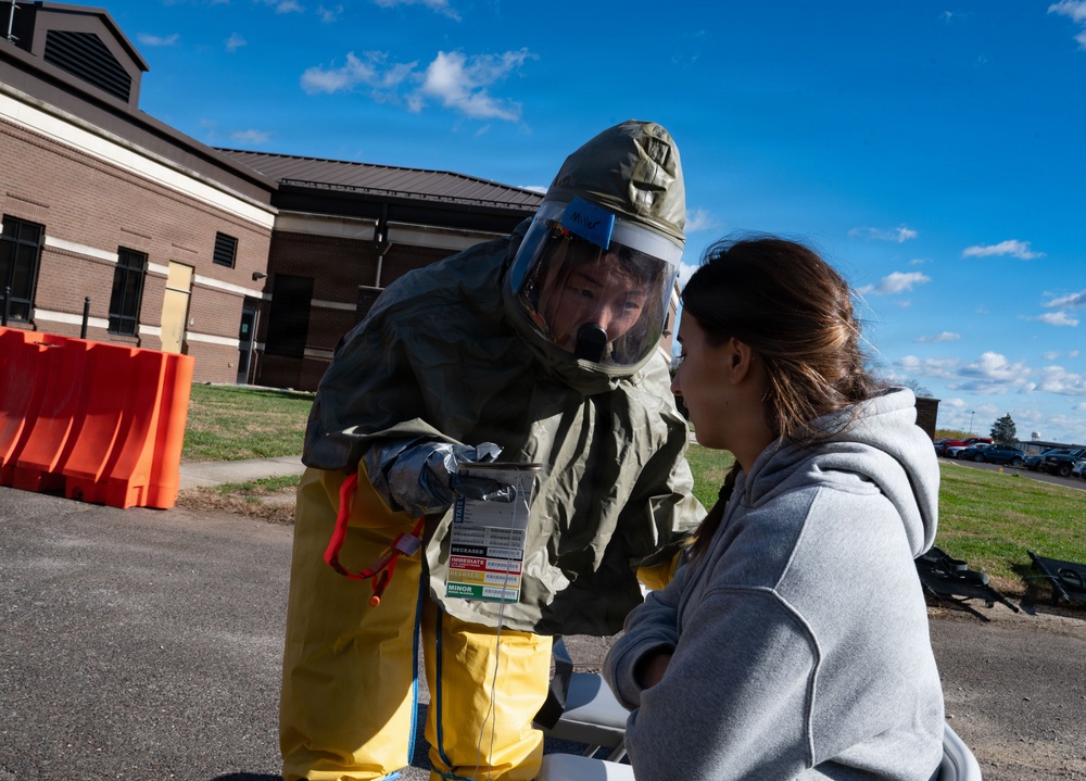 87th MDG Airmen participate in CBRN Readiness Exercise