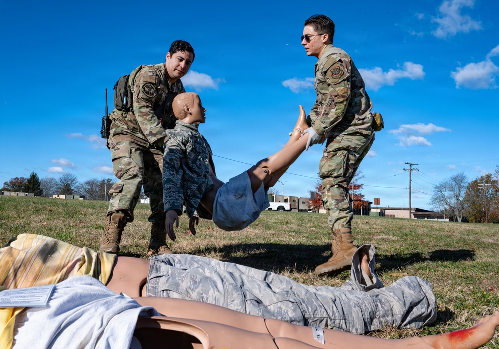 87th MDG Airmen participate in CBRN Readiness Exercise