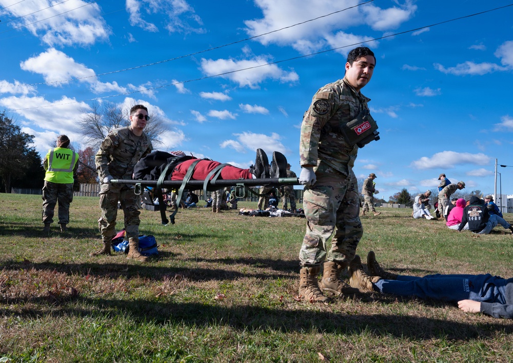 87th MDG Airmen participate in CBRN Readiness Exercise