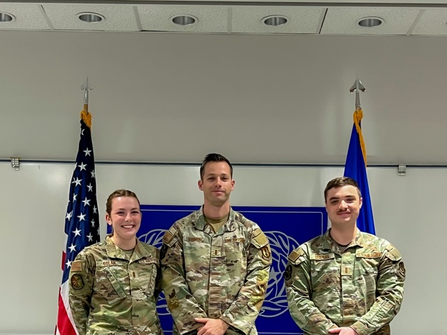 Airfield operations officers final class graduates at Robins AFB