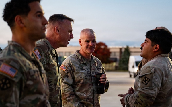 Friends and family welcome home 990th EVCC Soldiers