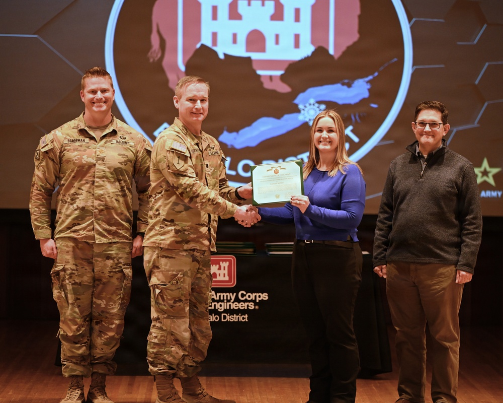 Superior Performance: Wendt receives Civilian Service Commendation Medal
