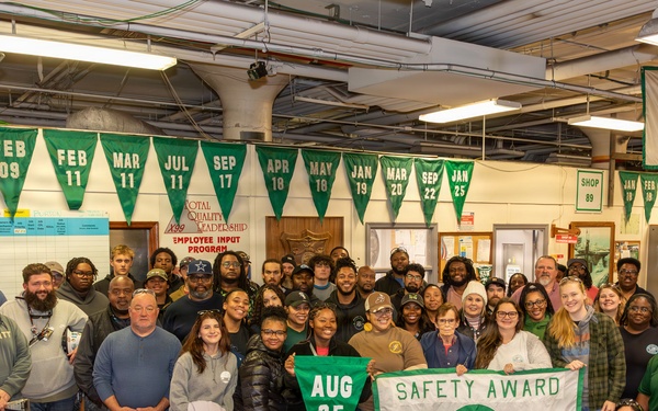 NNSY's Shop 89 Wins August 2025 Safety Flag