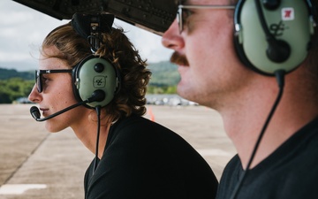 Navy C-2 Greyhounds Land in Puerto Rico