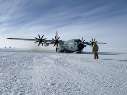 LC-130 at South Pole Station