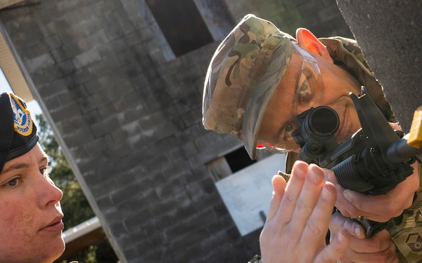 Weapons at the ready