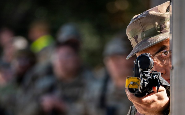 Weapons at the ready