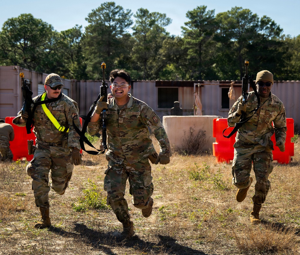 Weapons at the ready