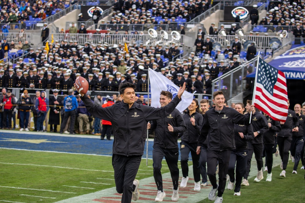 Army-Navy Game, Game Celebration, Marathon Runners